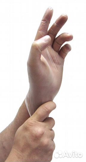 Перчатки виниловые