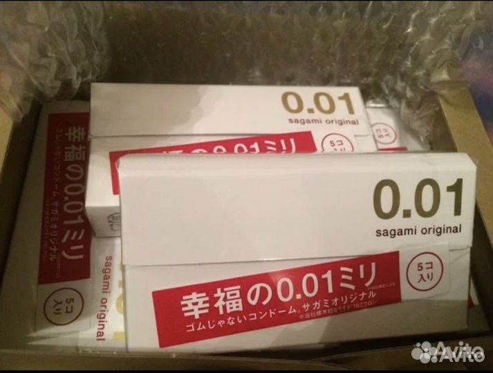 Японские презервативы Sagami Original 0.01