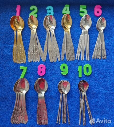 Чайные ложки мельхиор