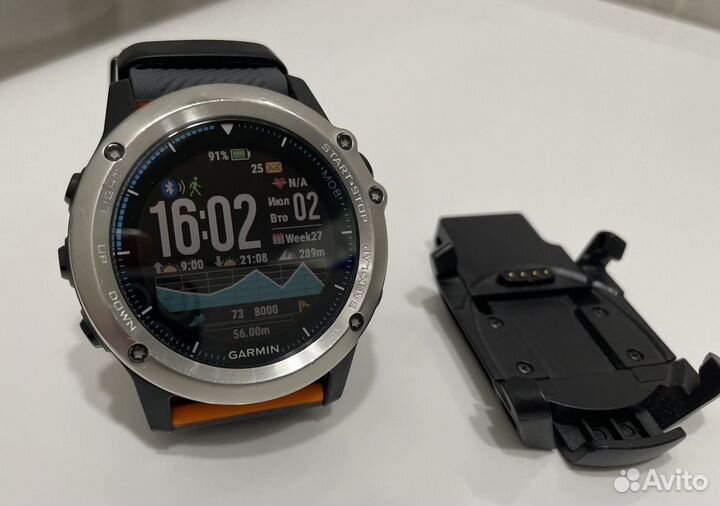 Спортивные часы Garmin Quatix 3 51 мм сапфир