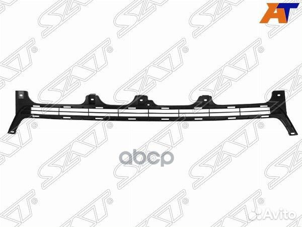 Решетка в бампер toyota land cruiser prado 13-1