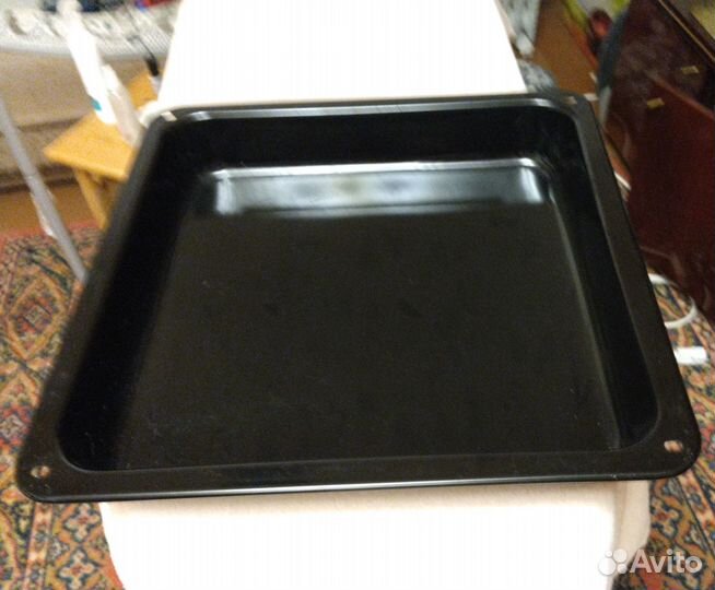 Противень для духовки эмалированный глубокий
