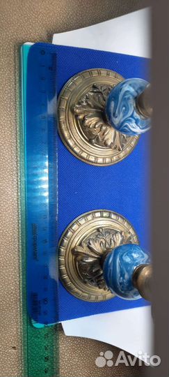 Антикварные парные подсвечники