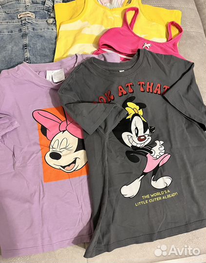 Вещи пакетом на девочку 134-140