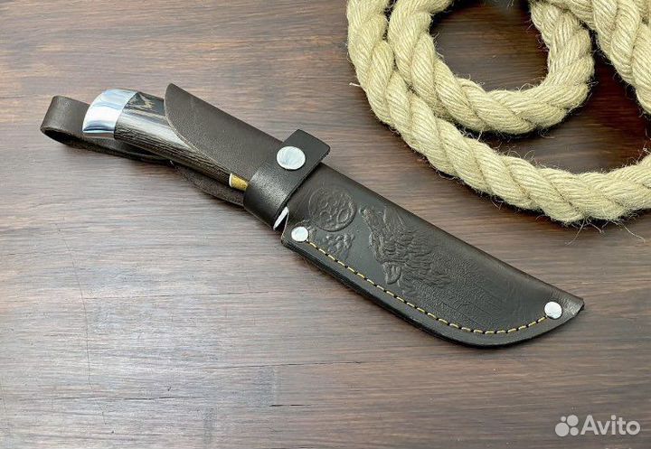 Охотничий нож из стали 65х13