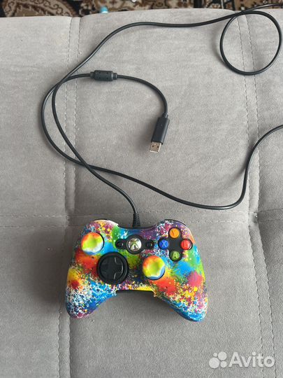 Геймпад xbox 360 проводной