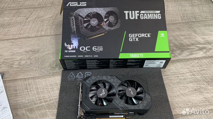 Видеокарта asus TUF Gaming GeForce GTX 1660 Ti
