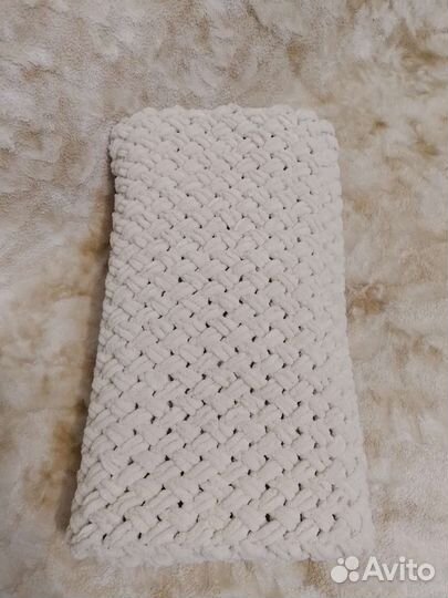 Плед ручной вязки