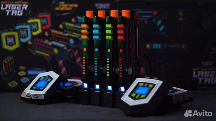 Игровой набор пистолетов Перезаряжаемые лазертаг