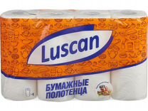 Полотенца бумажные Luscan, 2-х сл.,4 рулона в спай