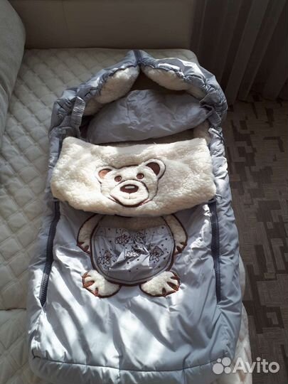 Теплый конверт в коляску