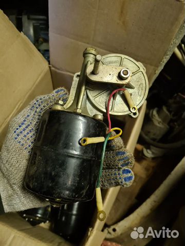 Мотор стеклоочистителя мэ14-А Москвич газ СССР