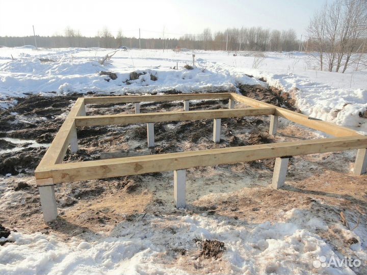 Сваи жби с установкой