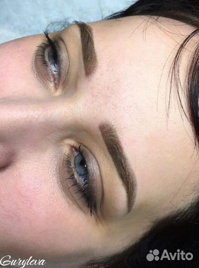 Перманентный макияж бровей, губ