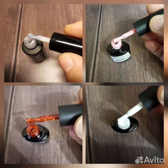 10 лаков и колпачки