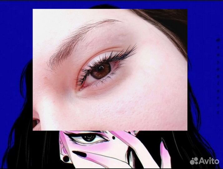 Модель на наращивание ресниц
