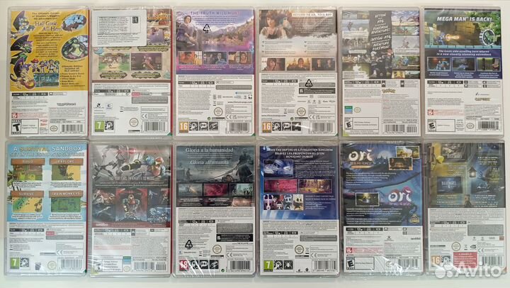 Игры для Nintendo Switch (новые в пленке )