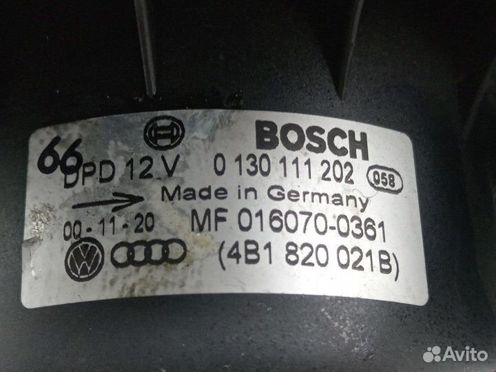 Моторчик печки для Audi A6 C5 4B1820021B