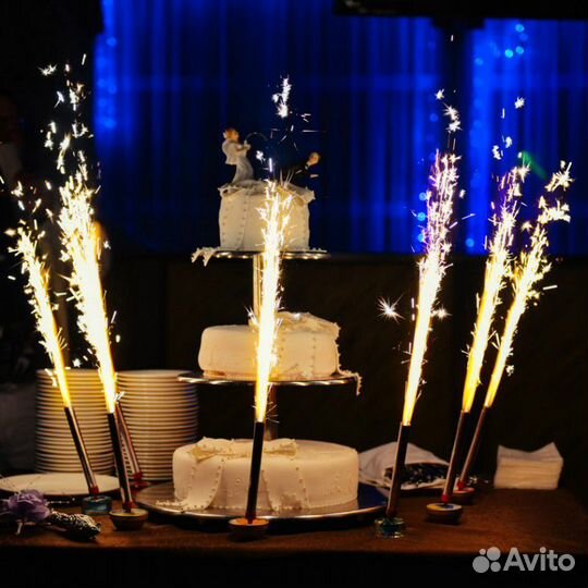 Фонтаны в торт набор 6 штук