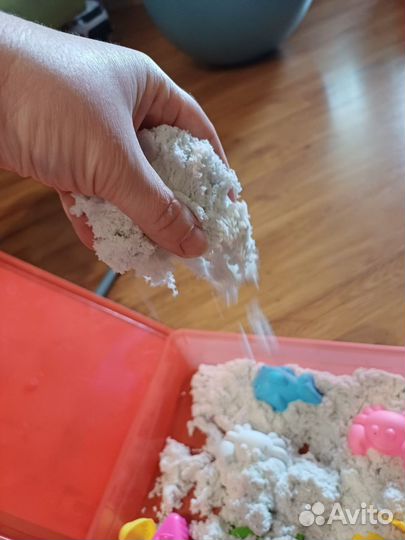 Кинетический песок живой песок