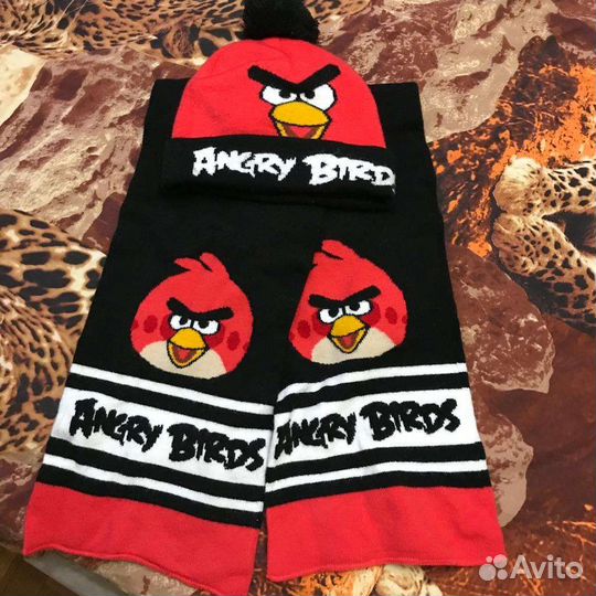 Комплект (шапка и шарф), 12-14 лет