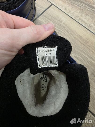 Ботинки зимние для девочки 29 размер