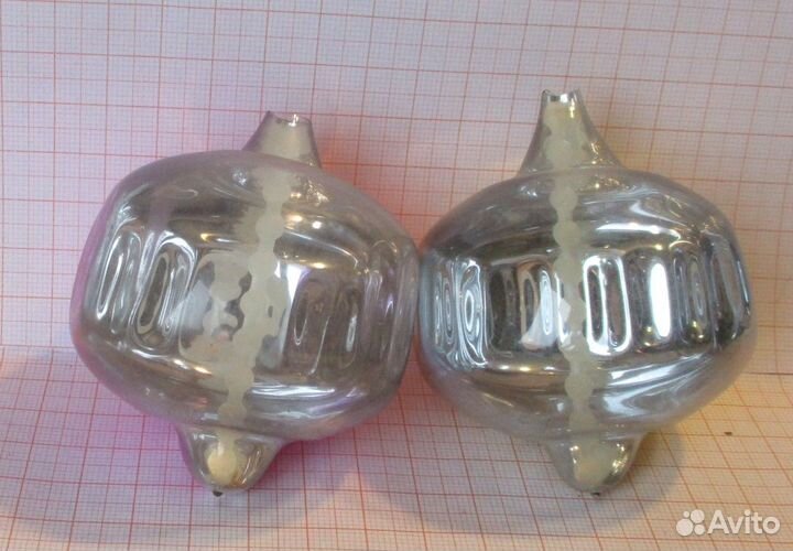 Елочные игрушки льдинки СССР