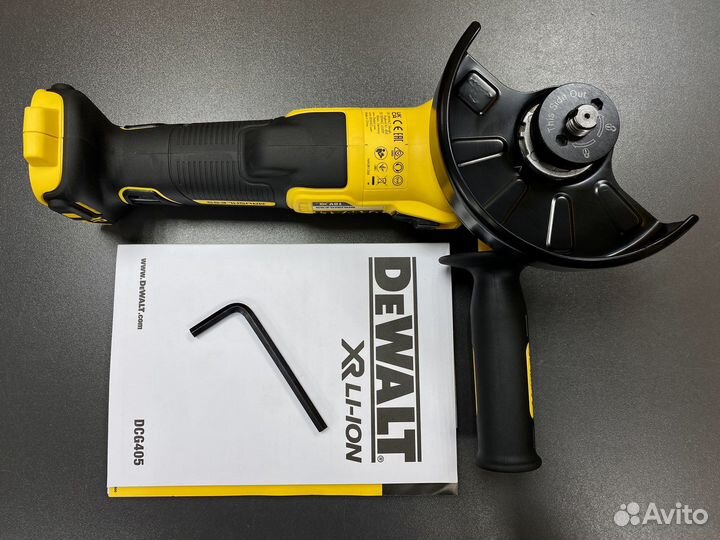 Аккумуляторная ушм болгарка DeWalt DCG405