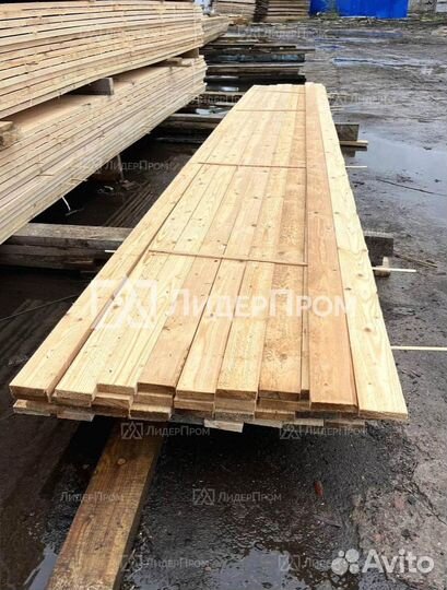 Доска обрезная 25 х 100 (3000) ев 1-coрт