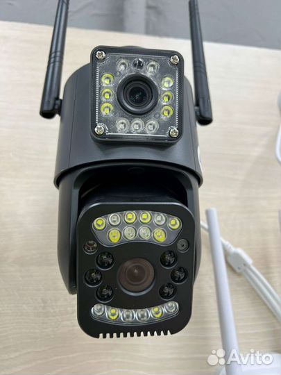 Уличная 4G камера с двойным объективом