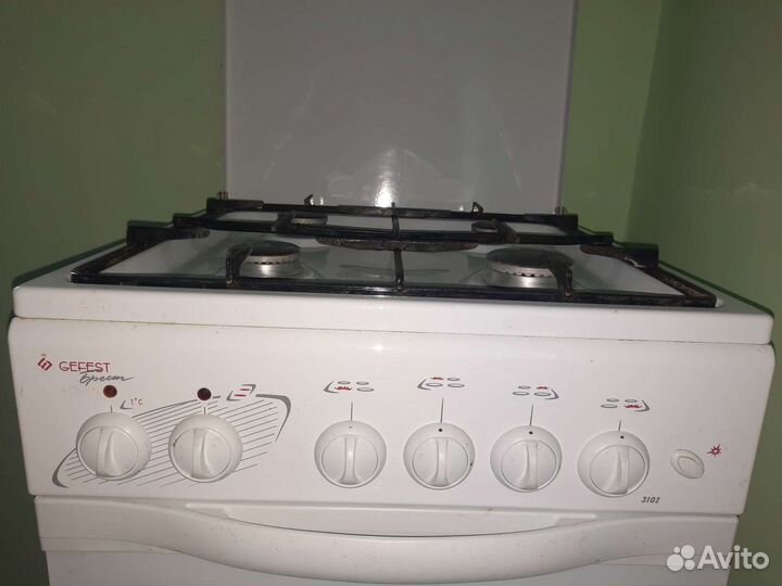 Газовая плита с электрической духовкой