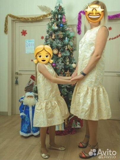 Платье мама и дочь