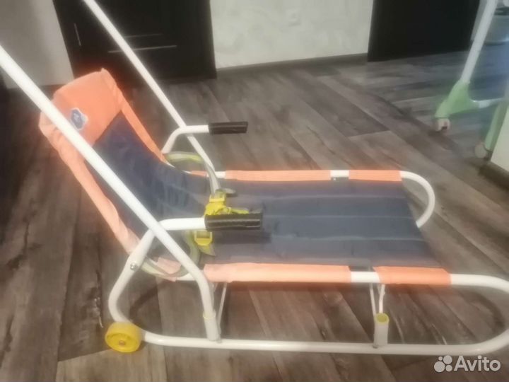 Детские санки с колесами