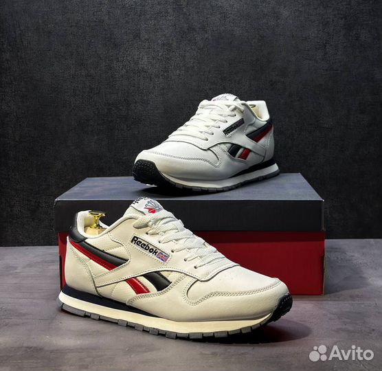 Кроссовки мужские reebok classic leather