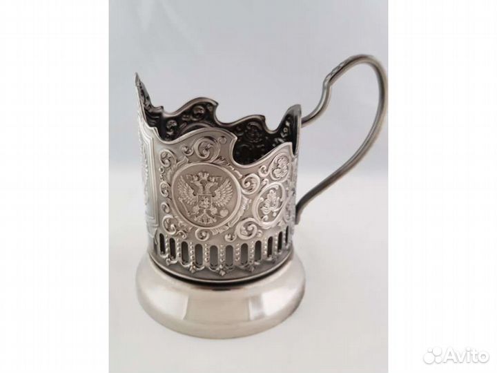 Подстаканник никелированный 