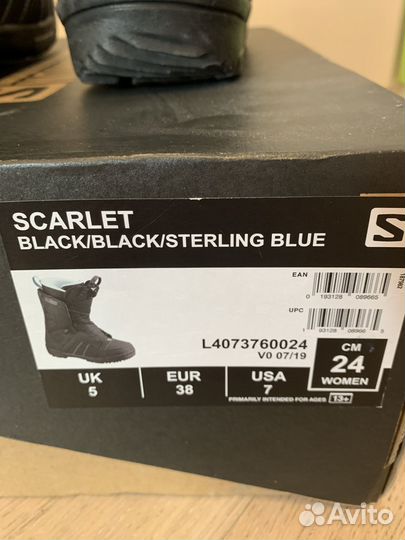 Ботинки Salomon для сноуборда