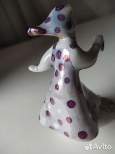 Фарфор лфз Мишка и Огневушка-поскакушка из сказки