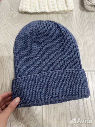 Шапка вязаная ручная работа женская