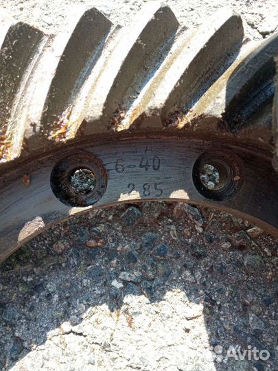 Главная пара газ (40*6 зуб)