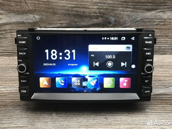 Магнитола Kia Ceed 1 с камерой заднего вида