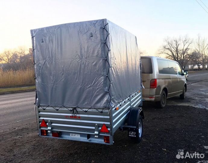 Прицеп Мзса 2,5 х 1,4 х 0,5 с тентом 1,5 метра