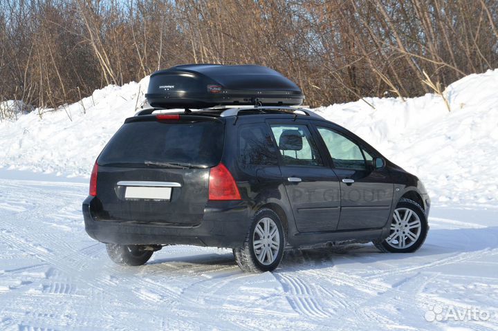 Автобокс багажник на крышу Peugeot 308