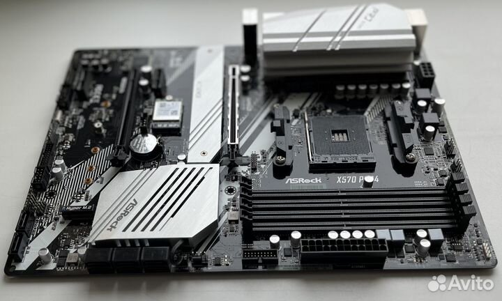 Материнка Asrock x570pro 4 с цпу AMD ryzen 5 3600