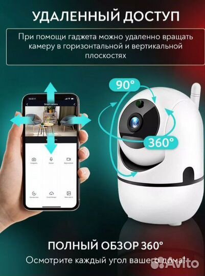 Камера видеонаблюдения wifi мини