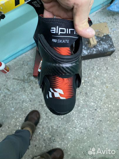 Ботинки лыжные ALpina Pro Skate 43 р. Конёк