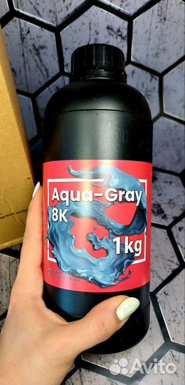 Фотополимерная смола Phrozen 8k Серая 1000 g