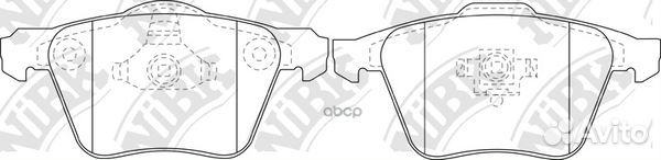 Колодки тормозные дисковые PN0352 NiBK