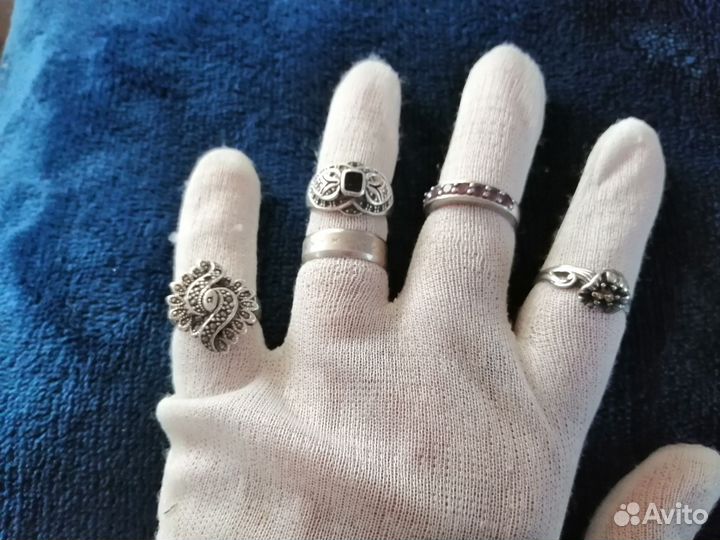 Кольца серебро