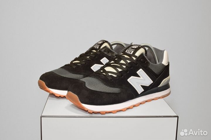 New Balance 574 (41-46, Черные, Гарантия)