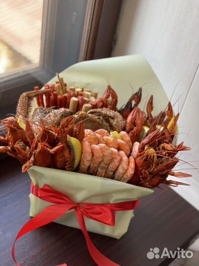 Мужской букет, раки казань